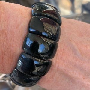 JOYA by Judy Crowell Blue Tiger Eye Bracelet 6.5”